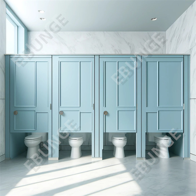 Hochdruck-Laminat-Toiletten-Trennwand Einfache und schnelle Installation Kratz- und Stoßfest