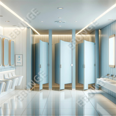 Hochdruck-Laminat-Toiletten-Trennwand Einfache und schnelle Installation Kratz- und Stoßfest