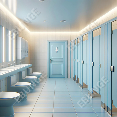 Hochdruck-Laminat-Toiletten-Trennwand Einfache und schnelle Installation Kratz- und Stoßfest