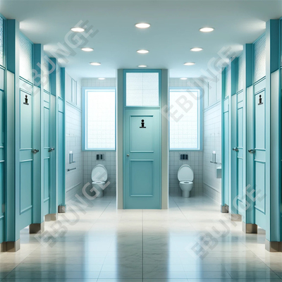 Hochdruck-Laminat-Toiletten-Trennwand Einfache und schnelle Installation Kratz- und Stoßfest