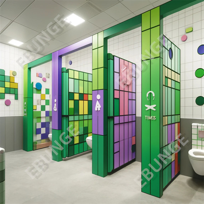 Vollständige Privatsphäre Erschwingliche Toilettenabschnitte mit einfacher Installation und Anpassung