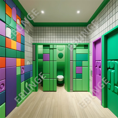 Vollständige Privatsphäre Erschwingliche Toilettenabschnitte mit einfacher Installation und Anpassung
