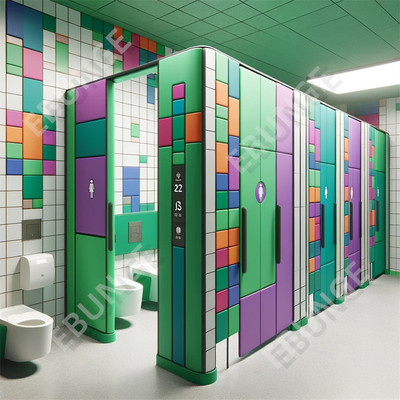 Vollständige Privatsphäre Erschwingliche Toilettenabschnitte mit einfacher Installation und Anpassung