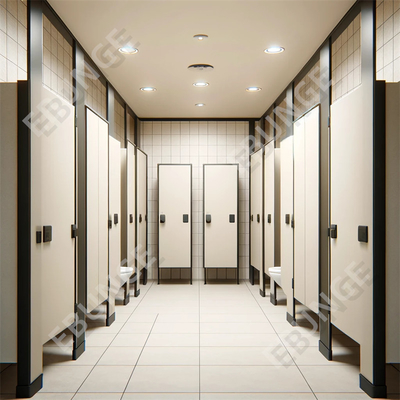 Wasserdichte und Langlebigkeit Kratz- und Stoßdichte Toilettentrennwand für Bürogebäude