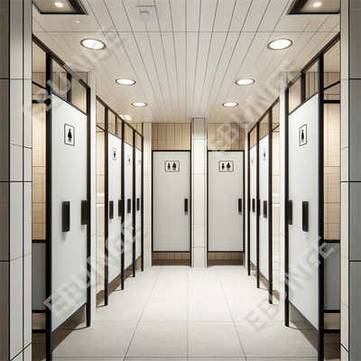 Wasserdichte und Langlebigkeit Kratz- und Stoßdichte Toilettentrennwand für Bürogebäude