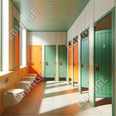 304 Edelstahl öffentliche Toiletten mit einfacher Installation