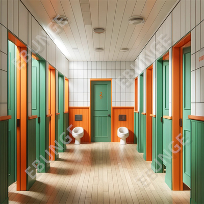 Hoch feuerdichte Toilettentrennwand mit verschiedenen Farboptionen und Stoßfestigkeit