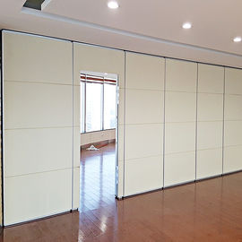 Dekorative Konferenzzimmer-akustische bewegliche Trennwände/, die Aluminiumtür schieben