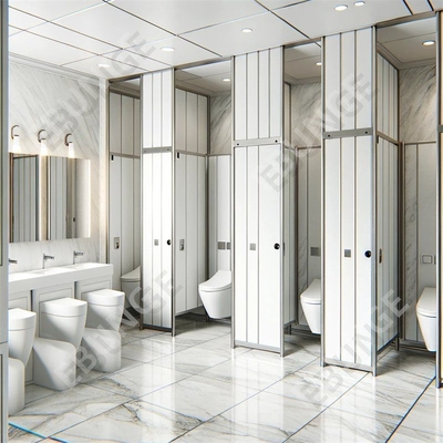 Wasserdichte und Langlebigkeit Kratz- und Stoßdichte Toilettentrennwand für Bürogebäude