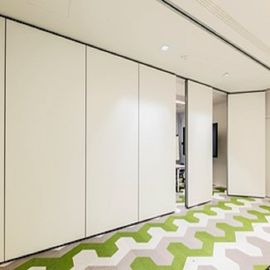 Zusammenklappbares Büro-hölzerner gleitender Trennwand-Material-Aluminium-Rahmen