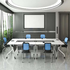 Stahlrahmen-moderne Konferenz-Tischplatten für Schulungszentrum 3 Jahre Garantie-