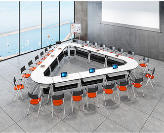 Hölzernes Rollen-faltende Konferenzsaal-Tabellen/Schulsekretariats-Möbel