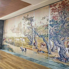 65MM moderne gleitende Wand-Diy gemalte bewegliche Trennwände für Konferenzzimmer und Büro