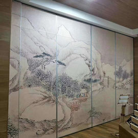 65MM moderne gleitende Wand-Diy gemalte bewegliche Trennwände für Konferenzzimmer und Büro