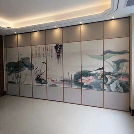 Kundengebundene bewegliche Wand-faltende Trennwände malten verschiedene Bilder