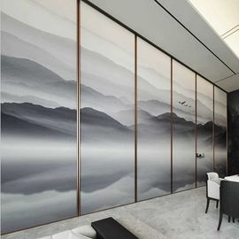 Aluminiumrahmen-faltbare akustische gleitende Trennwand für multi- Fountion Hall