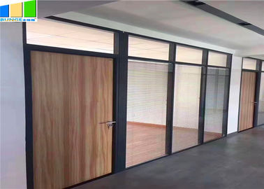 EBUNGE-Büro-Fach-modulares Aluminium-ausgeglichene volle Höhen-Glaswand-Trennwand für das Büro heraus gepasst
