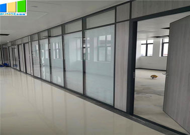 EBUNGE-Büro-Fach-modulares Aluminium-ausgeglichene volle Höhen-Glaswand-Trennwand für das Büro heraus gepasst