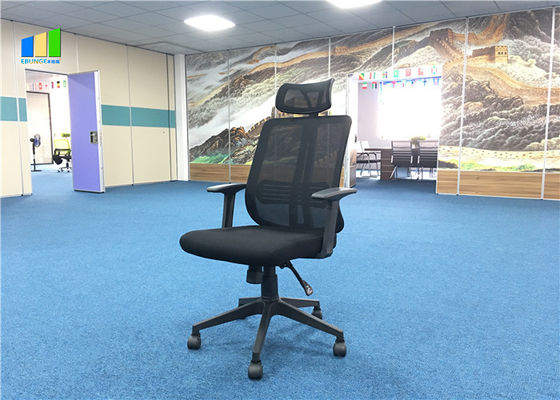 Schwenker-justierbare hohe hintere Exekutive sitzt schwarzem ergonomischem Büro Mesh Chairs vor