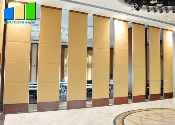 Kundengebundene bewegliche Trennwand der Hotelzimmerteiler-Falttür Teiler Farbfür Innenarchitektur