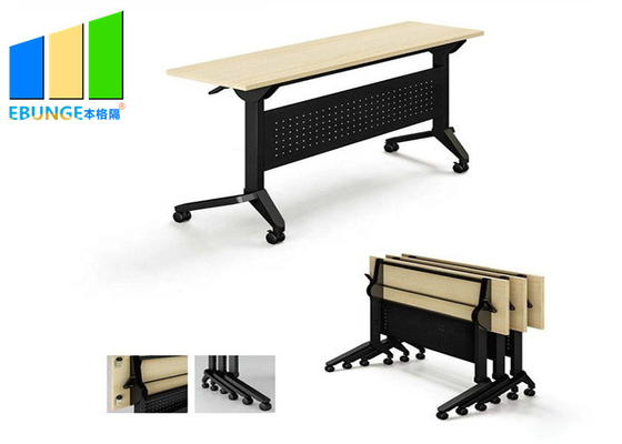 Moderner Schreibtisch-einfache hölzerne faltende Konferenztisch-Personal-Verhandlungs-Tabelle