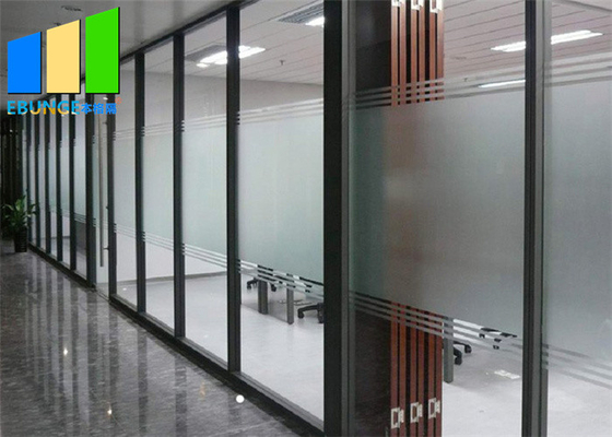 Schalldichtes Innenbüro-Aluminiumglaswand-Trennwand mit Fensterladen