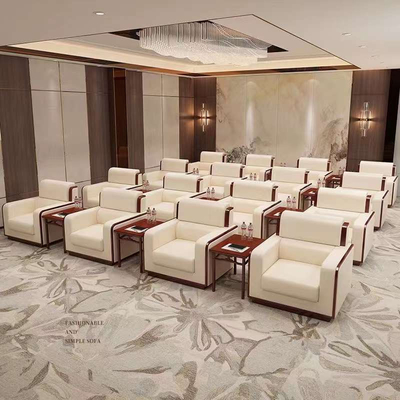Modernes elegantes Büro-Sofa Rerecence Hall Lobby Lounge Area Leather