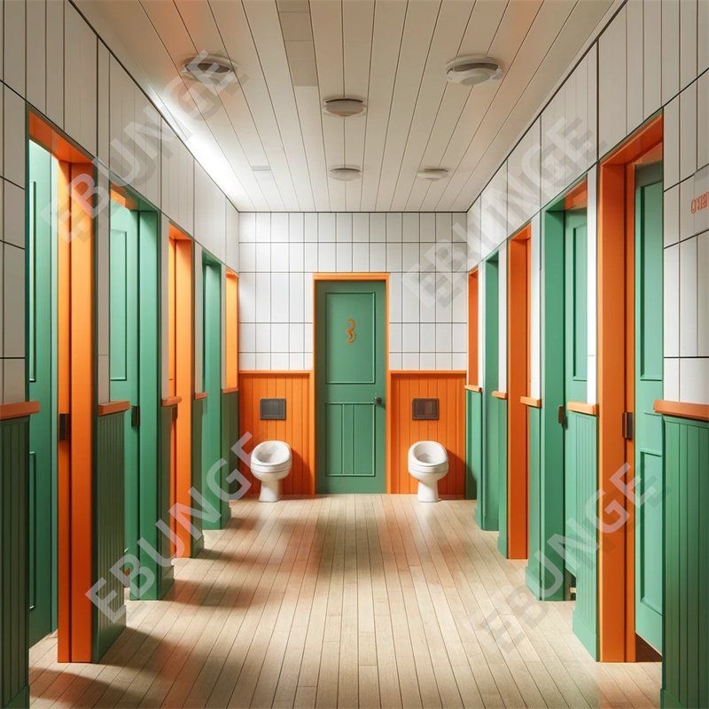 Hoch feuerdichte Toilettentrennwand mit verschiedenen Farboptionen und Stoßfestigkeit
